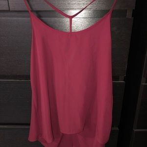 Open back tank top w/ bows